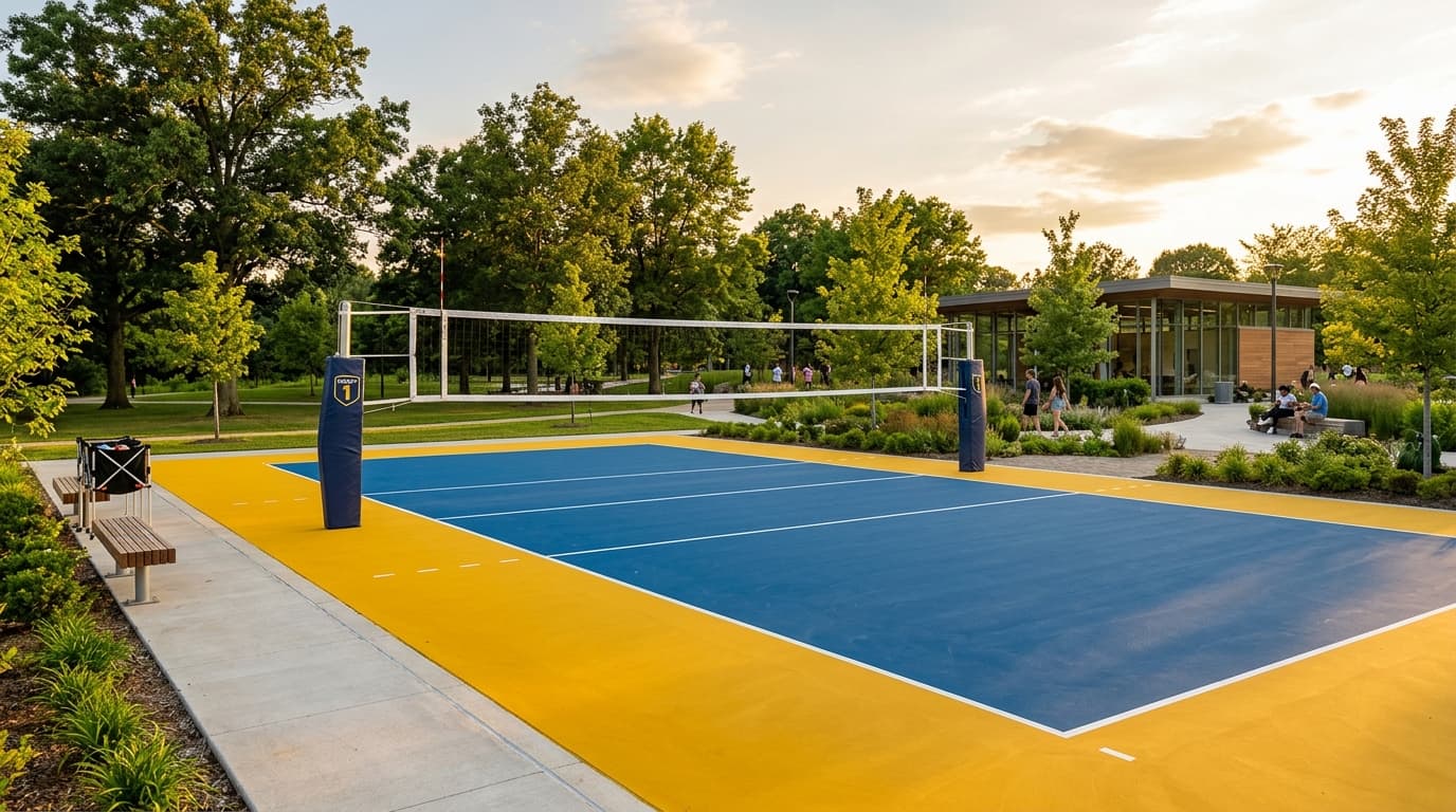 Voleybol Sahası Yapımı - 4