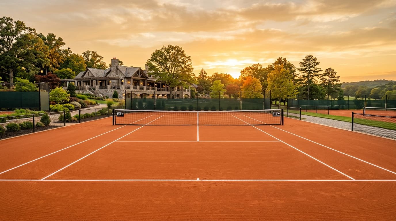 Toprak Tenis Kortu Yapımı